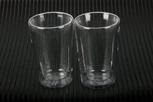 כוס זכוכית כפולה
